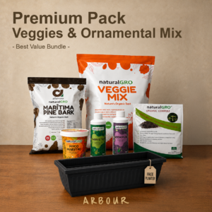Vegetable & Ornamental Mix — The Full Setup*Free Planter